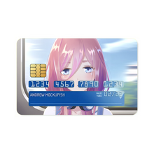 Load image into Gallery viewer, The Quintessential Quintuplets Miku Nakano Credit Card Skins (4-in-1 Pack)