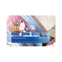 Load image into Gallery viewer, The Quintessential Quintuplets Miku Nakano Credit Card Skins (4-in-1 Pack)