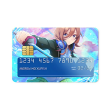 Load image into Gallery viewer, The Quintessential Quintuplets Miku Nakano Credit Card Skins (4-in-1 Pack)