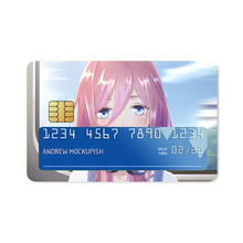 Load image into Gallery viewer, The Quintessential Quintuplets Miku Nakano Credit Card Skins (4-in-1 Pack)