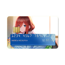 Load image into Gallery viewer, The Quintessential Quintuplets Miku Nakano Credit Card Skins (4-in-1 Pack)