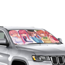 Load image into Gallery viewer, The Quintessential Quintuplets Miku Nakano, Itsuki Nakano, Nino Nakano, Yotsuba Nakano, Ichika Nakano Car Sunshade