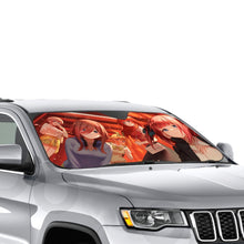 Load image into Gallery viewer, The Quintessential Quintuplets Miku Nakano, Itsuki Nakano, Nino Nakano, Yotsuba Nakano, Ichika Nakano Car Sunshade