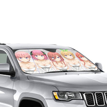 Load image into Gallery viewer, The Quintessential Quintuplets Miku Nakano, Itsuki Nakano, Nino Nakano, Yotsuba Nakano, Ichika Nakano Car Sunshade