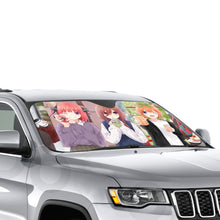 Load image into Gallery viewer, The Quintessential Quintuplets Miku Nakano, Itsuki Nakano, Nino Nakano, Yotsuba Nakano, Ichika Nakano Car Sunshade