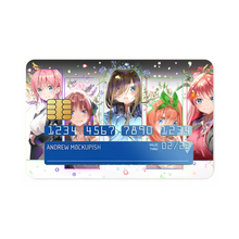 Load image into Gallery viewer, The Quintessential Quintuplets Miku Nakano, Itsuki Nakano, Nino Nakano, Yotsuba Nakano, Ichika Nakano Credit Card Skins (4-in-1 Pack)
