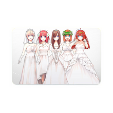 Load image into Gallery viewer, The Quintessential Quintuplets Miku Nakano, Itsuki Nakano, Nino Nakano, Yotsuba Nakano, Ichika Nakano Credit Card Skins (4-in-1 Pack)