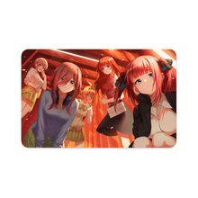 Load image into Gallery viewer, The Quintessential Quintuplets Miku Nakano, Itsuki Nakano, Nino Nakano, Yotsuba Nakano, Ichika Nakano Credit Card Skins (4-in-1 Pack)
