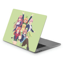 Load image into Gallery viewer, The Quintessential Quintuplets Miku Nakano, Itsuki Nakano, Nino Nakano, Yotsuba Nakano, Ichika Nakano Macbook Skin