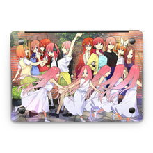 Load image into Gallery viewer, The Quintessential Quintuplets Miku Nakano, Itsuki Nakano, Nino Nakano, Yotsuba Nakano, Ichika Nakano Macbook Skin