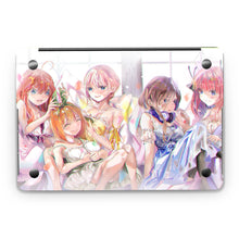 Load image into Gallery viewer, The Quintessential Quintuplets Miku Nakano, Itsuki Nakano, Nino Nakano, Yotsuba Nakano, Ichika Nakano  Macbook Skin
