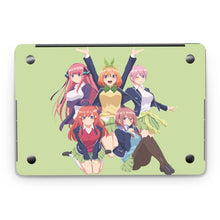 Load image into Gallery viewer, The Quintessential Quintuplets Miku Nakano, Itsuki Nakano, Nino Nakano, Yotsuba Nakano, Ichika Nakano Macbook Skin