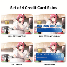 Load image into Gallery viewer, The Quintessential Quintuplets Nino Nakano Credit Card Skins (4-in-1 Pack)