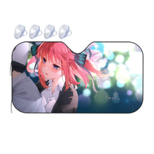 Load image into Gallery viewer, The Quintessential Quintuplets Nino Nakano, Fuutarou Uesugi Car Sunshade