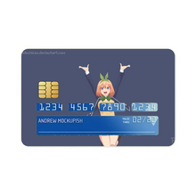 Load image into Gallery viewer, The Quintessential Quintuplets Yotsuba Nakano Credit Card Skins (4-in-1 Pack)