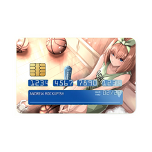Load image into Gallery viewer, The Quintessential Quintuplets Yotsuba Nakano Credit Card Skins (4-in-1 Pack)