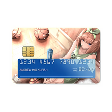 Load image into Gallery viewer, The Quintessential Quintuplets Yotsuba Nakano Credit Card Skins (4-in-1 Pack)