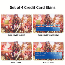 Load image into Gallery viewer, The Rising of the Shield Hero Credit Card Skins (4-in-1 Pack)