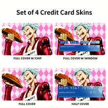 Load image into Gallery viewer, The Seven Deadly Sins - Ban Credit Card Skins (4-in-1 Pack)