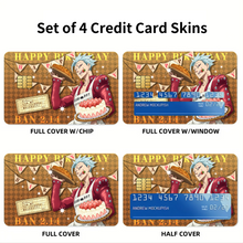 Load image into Gallery viewer, The Seven Deadly Sins Credit Card Skins (4-in-1 Pack)