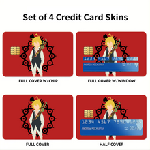 Load image into Gallery viewer, The Seven Deadly Sins Credit Card Skins (4-in-1 Pack)
