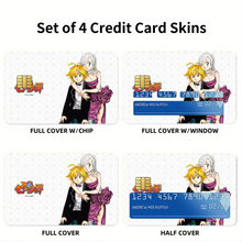 Load image into Gallery viewer, The Seven Deadly Sins Credit Card Skins (4-in-1 Pack)