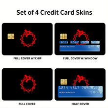 Load image into Gallery viewer, The Seven Deadly Sins Credit Card Skins (4-in-1 Pack)