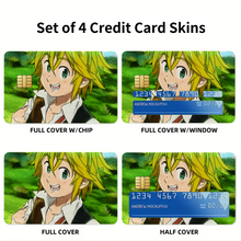 Load image into Gallery viewer, The Seven Deadly Sins Credit Card Skins (4-in-1 Pack)
