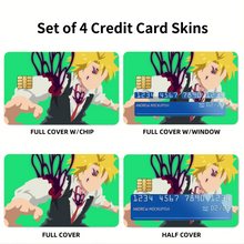 Load image into Gallery viewer, The Seven Deadly Sins Credit Card Skins (4-in-1 Pack)