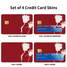 Load image into Gallery viewer, The Seven Deadly Sins Credit Card Skins (4-in-1 Pack)