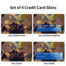 Load image into Gallery viewer, The Seven Deadly Sins Credit Card Skins (4-in-1 Pack)