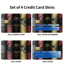 Load image into Gallery viewer, The Seven Deadly Sins Credit Card Skins (4-in-1 Pack)