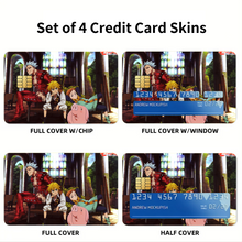Load image into Gallery viewer, The Seven Deadly Sins Credit Card Skins (4-in-1 Pack)