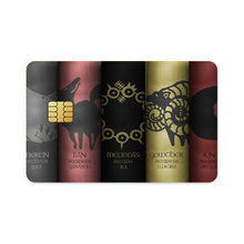 Load image into Gallery viewer, The Seven Deadly Sins Credit Card Skins (4-in-1 Pack)