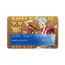Load image into Gallery viewer, The Seven Deadly Sins Credit Card Skins (4-in-1 Pack)