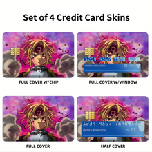 Load image into Gallery viewer, The Seven Deadly Sins Meliodas Credit Card Skins (4-in-1 Pack)