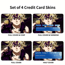 Load image into Gallery viewer, The Seven Deadly Sins Meliodas Credit Card Skins (4-in-1 Pack)