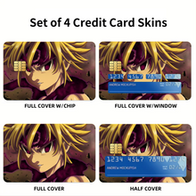 Load image into Gallery viewer, The Seven Deadly Sins Meliodas Credit Card Skins (4-in-1 Pack)