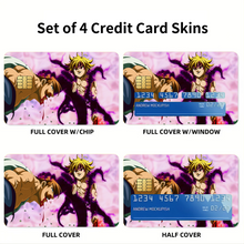 Load image into Gallery viewer, The Seven Deadly Sins Meliodas Credit Card Skins (4-in-1 Pack)