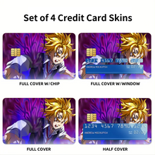 Load image into Gallery viewer, The Seven Deadly Sins Meliodas Credit Card Skins (4-in-1 Pack)
