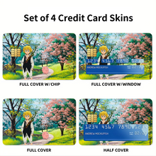 Load image into Gallery viewer, The Seven Deadly Sins - Meliodas & Hawk Credit Card Skins (4-in-1 Pack)