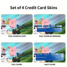 Load image into Gallery viewer, The Seven Deadly Sins Meliodas, Hawk, Elizabeth Liones Credit Card Skins (4-in-1 Pack)
