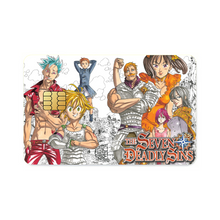 Load image into Gallery viewer, The Sins are all here Credit Card Skins (4-in-1 Pack)