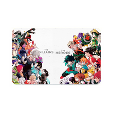 Load image into Gallery viewer, The Villains Vs The Heroes Credit Card Skins (4-in-1 Pack)