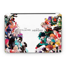 Load image into Gallery viewer, The Villains Vs The Heroes  Macbook Skin