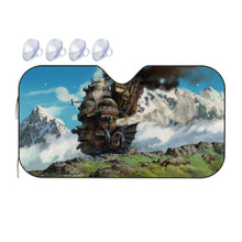 Load image into Gallery viewer, The walking castle Car Sunshade