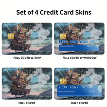 Load image into Gallery viewer, The walking castle Credit Card Skins (4-in-1 Pack)