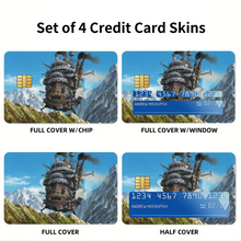 Load image into Gallery viewer, The walking castle Credit Card Skins (4-in-1 Pack)