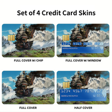 Load image into Gallery viewer, The walking castle Credit Card Skins (4-in-1 Pack)