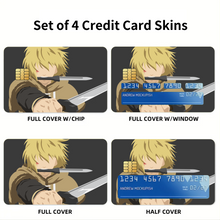 Load image into Gallery viewer, Thorfinn - Vinland Saga Credit Card Skins (4-in-1 Pack)